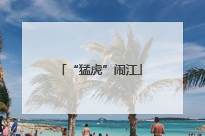 “猛虎”闹江