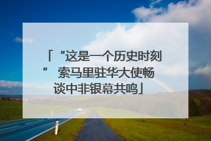 “这是一个历史时刻” 索马里驻华大使畅谈中非银幕共鸣
