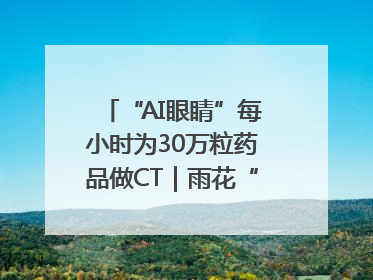 “AI眼睛”每小时为30万粒药品做CT｜雨花“创”世代