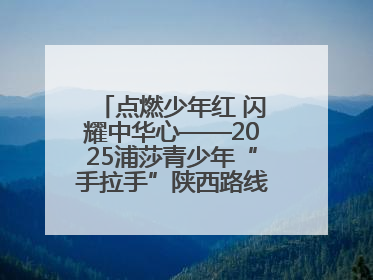 点燃少年红 闪耀中华心——2025浦莎青少年“手拉手”陕西路线丝路续新章