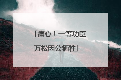痛心！一等功臣万松因公牺牲