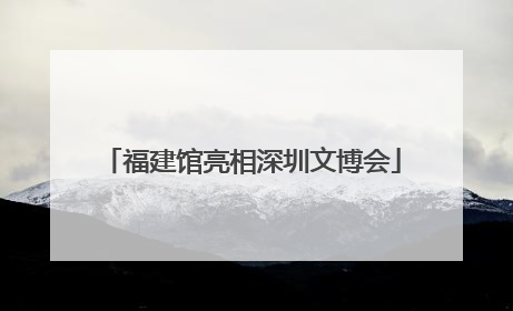 福建馆亮相深圳文博会