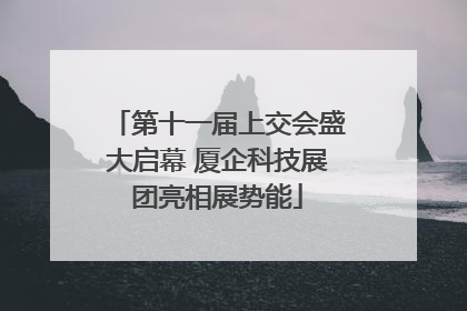 第十一届上交会盛大启幕 厦企科技展团亮相展势能