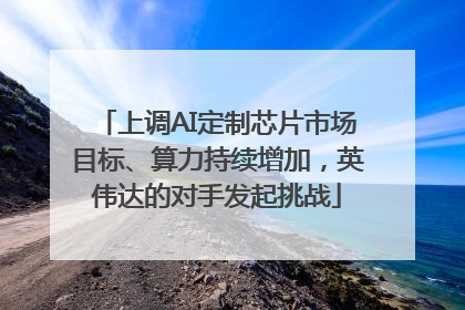 上调AI定制芯片市场目标、算力持续增加，英伟达的对手发起挑战