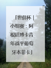 世俱杯｜小组赛：阿根廷博卡青年战平葡萄牙本菲卡