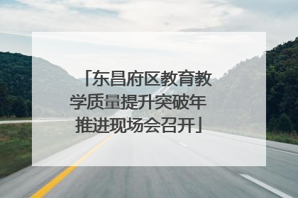 东昌府区教育教学质量提升突破年推进现场会召开