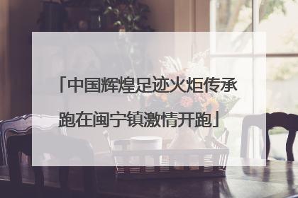 中国辉煌足迹火炬传承跑在闽宁镇激情开跑
