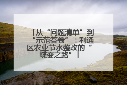 从“问题清单”到“示范答卷”：利通区农业节水整改的“蝶变之路”