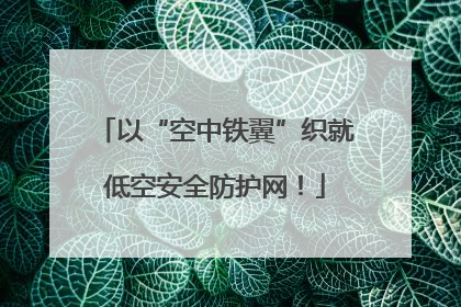 以“空中铁翼”织就低空安全防护网！