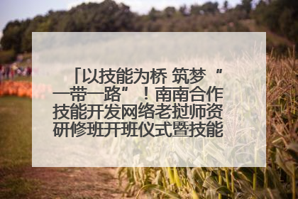 以技能为桥 筑梦“一带一路”！南南合作技能开发网络老挝师资研修班开班仪式暨技能梦工坊签约仪式举行