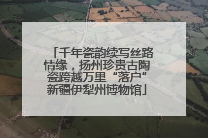 千年瓷韵续写丝路情缘，扬州珍贵古陶瓷跨越万里“落户”新疆伊犁州博物馆