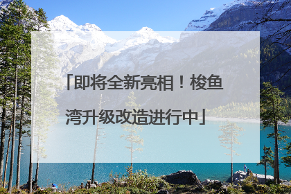 即将全新亮相！梭鱼湾升级改造进行中