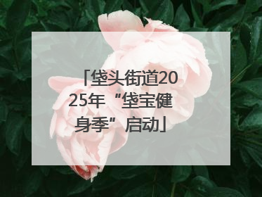 垡头街道2025年“垡宝健身季”启动
