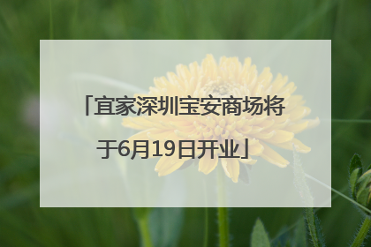 宜家深圳宝安商场将于6月19日开业