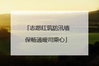 志愿红筑防汛墙 保畅通暖司乘心