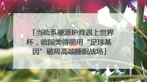 当德系硬派护脊遇上世界杯，德国美得丽用“足球基因”破局高端睡眠战场