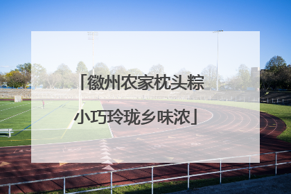 徽州农家枕头粽 小巧玲珑乡味浓