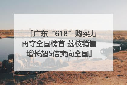 广东“618”购买力再夺全国榜首 荔枝销售增长超5倍卖向全国