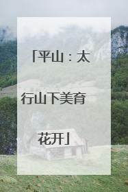 平山：太行山下美育花开