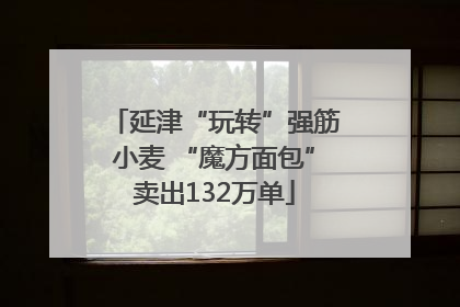 延津“玩转”强筋小麦 “魔方面包”卖出132万单