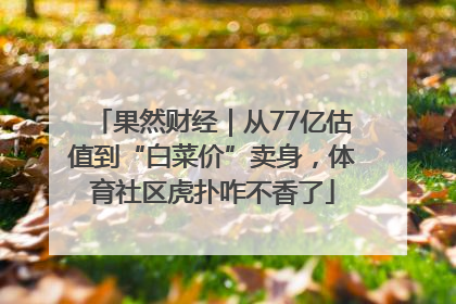 果然财经｜从77亿估值到“白菜价”卖身，体育社区虎扑咋不香了