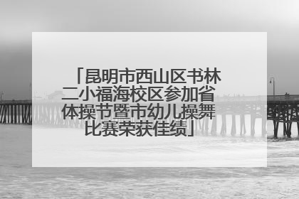 昆明市西山区书林二小福海校区参加省体操节暨市幼儿操舞比赛荣获佳绩
