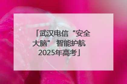 武汉电信“安全大脑” 智能护航2025年高考