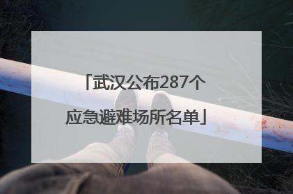 武汉公布287个应急避难场所名单