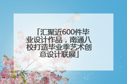 汇聚近600件毕业设计作品，南通八校打造毕业季艺术创意设计联展