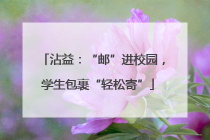沾益：“邮”进校园，学生包裹“轻松寄”