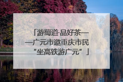游蜀道·品好茶——广元市邀重庆市民“坐高铁游广元”