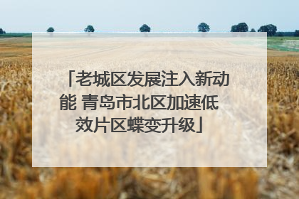 老城区发展注入新动能 青岛市北区加速低效片区蝶变升级
