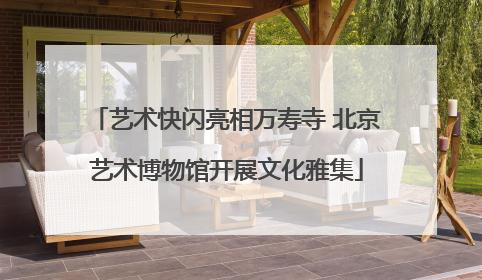 艺术快闪亮相万寿寺 北京艺术博物馆开展文化雅集