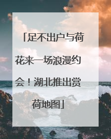 足不出户与荷花来一场浪漫约会！湖北推出赏荷地图