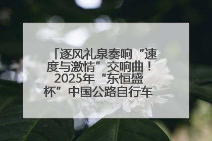 逐风礼泉奏响“速度与激情”交响曲！2025年“东恒盛杯”中国公路自行车联赛第五站（陕西·礼泉站）正式开赛