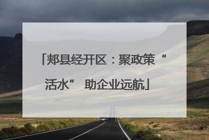 郏县经开区：聚政策“活水” 助企业远航