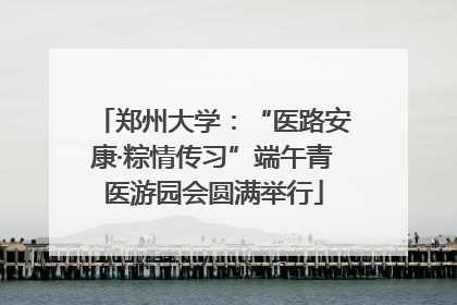郑州大学：“医路安康·粽情传习”端午青医游园会圆满举行