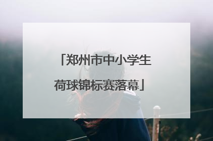 郑州市中小学生荷球锦标赛落幕