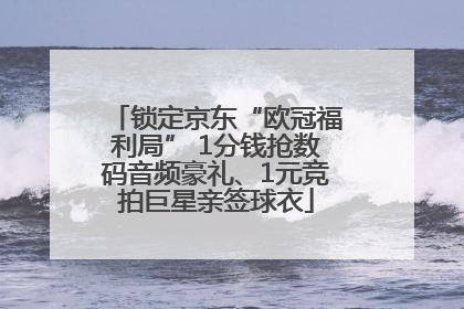 锁定京东“欧冠福利局” 1分钱抢数码音频豪礼、1元竞拍巨星亲签球衣