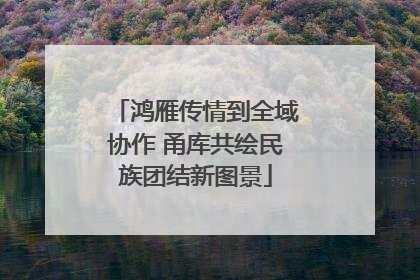 鸿雁传情到全域协作 甬库共绘民族团结新图景