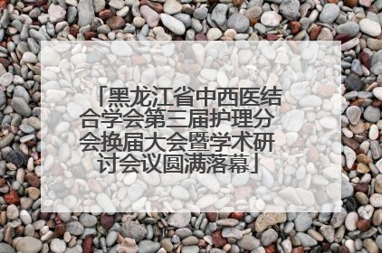 黑龙江省中西医结合学会第三届护理分会换届大会暨学术研讨会议圆满落幕