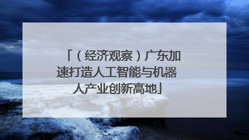 （经济观察）广东加速打造人工智能与机器人产业创新高地